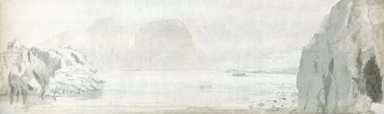 سوانسي، c.1678 (ألوان مائية وحبر بني على ورق) بواسطة فرانسيس بليس