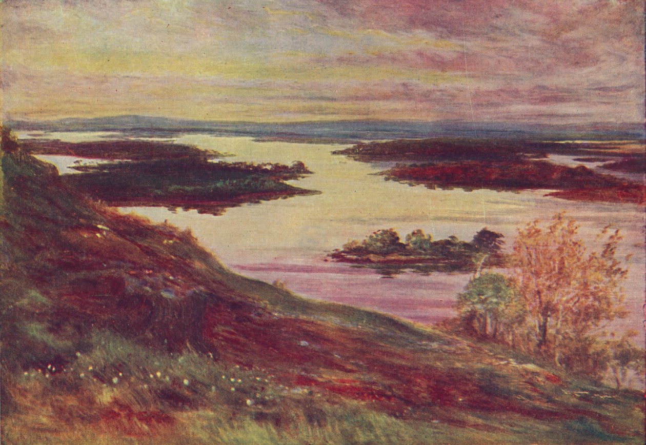 "An Irish Lough" ، 1910 بواسطة فرانسيس إس ووكر