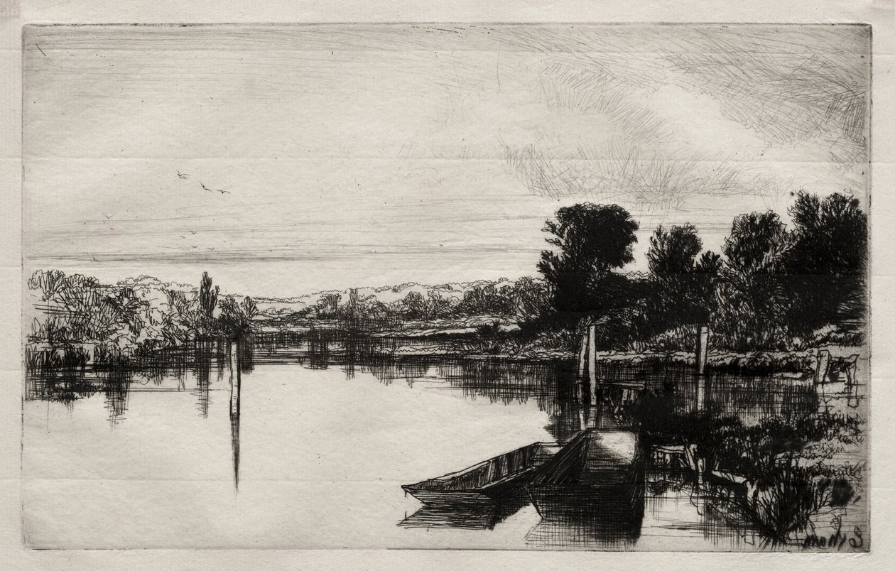 Egham ، 1859. بواسطة فرانسيس سيمور هادن