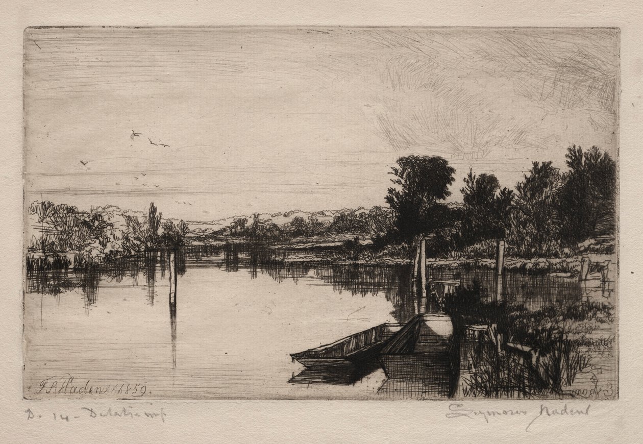 Egham ، 1859. بواسطة فرانسيس سيمور هادن