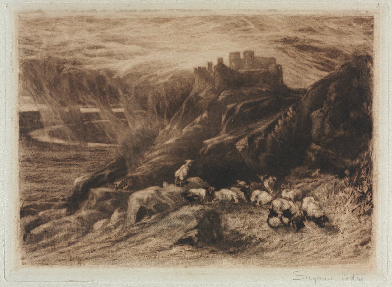 Harlech صفيحة ثانية ، 1880. بواسطة فرانسيس سيمور هادن