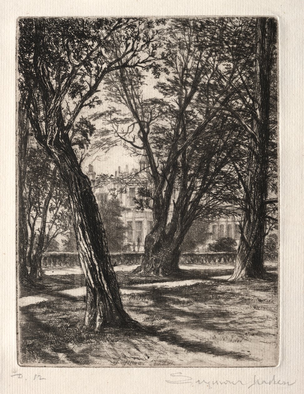 حدائق كينسينغتون The Small Plate ، 1859. بواسطة فرانسيس سيمور هادن