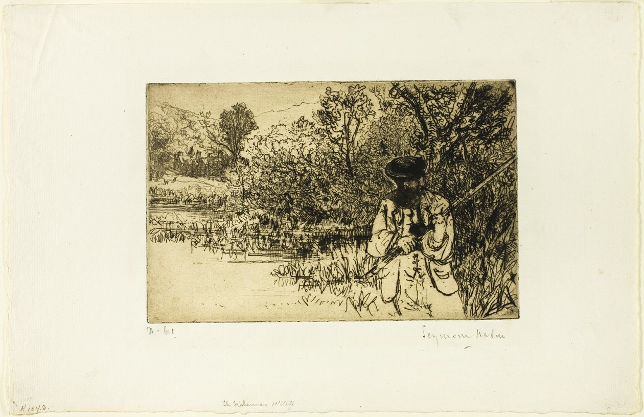 صياد السمك بواسطة فرانسيس سيمور هادن