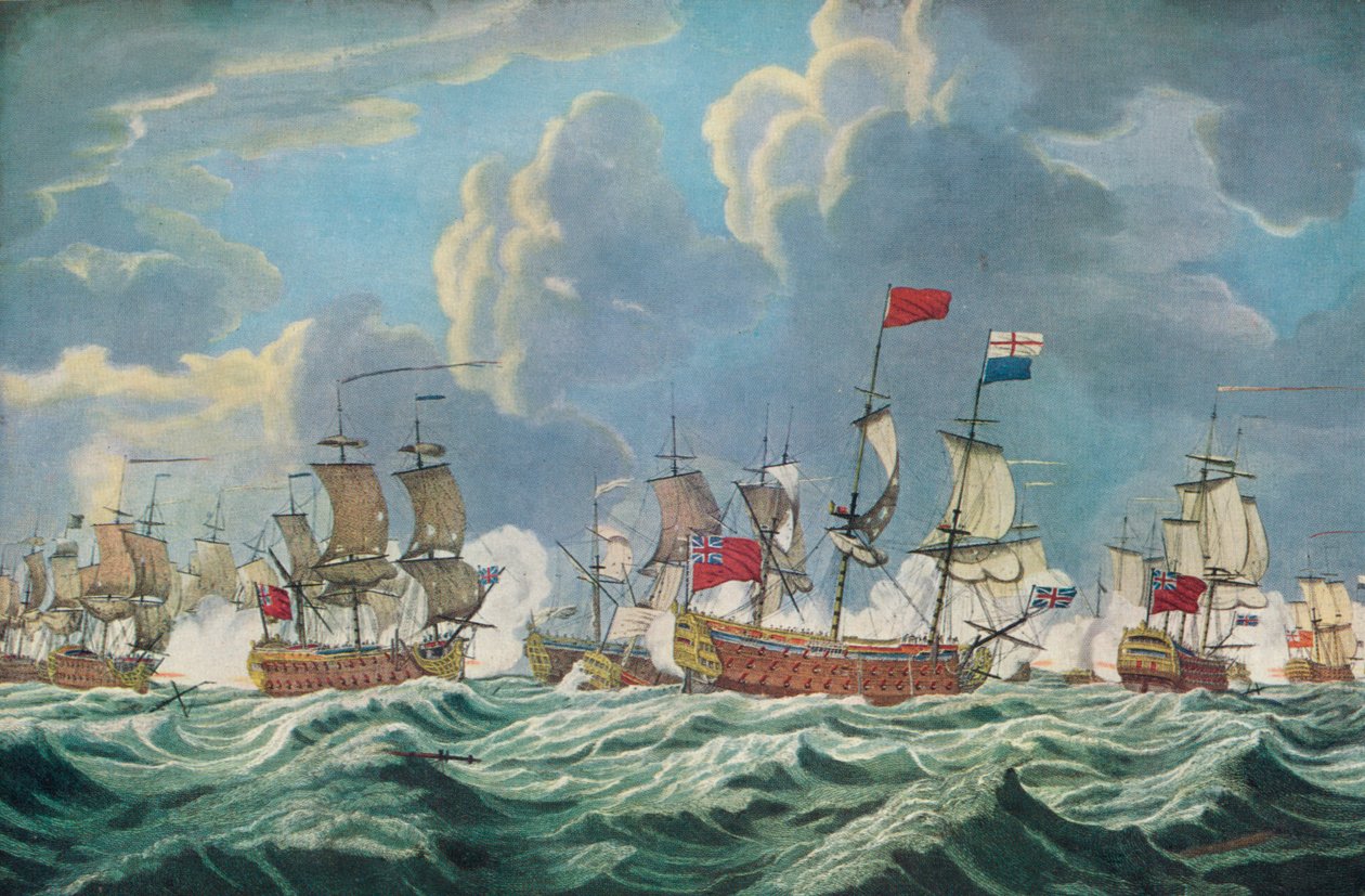 معركة خليج كويبرون ، c1765 بواسطة فرانسيس سوين