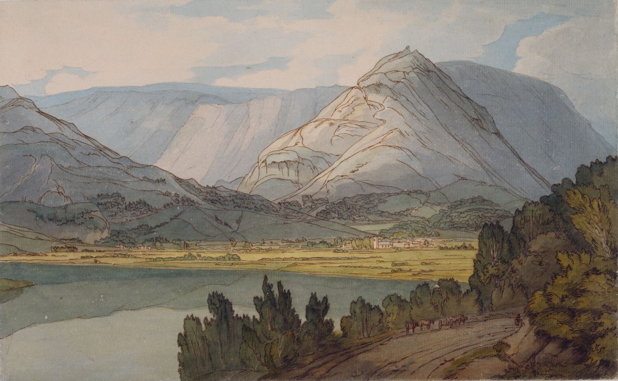 Grasmere من طريق Rydal ، 1786 بواسطة فرانسيس تاون