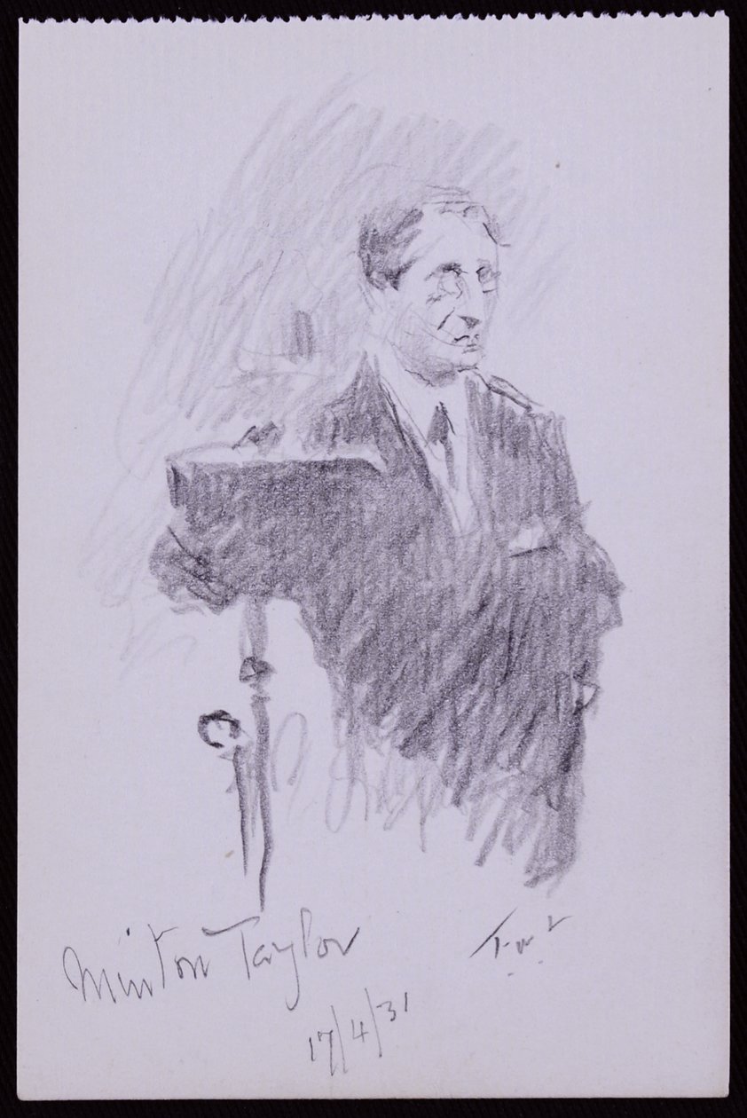 صورة ل R.Minton Taylor بواسطة فرانسيس ويلفريد لوسون