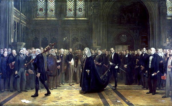 موكب المتحدث عام 1881 بواسطة فرانسيس ويلفريد لوسون