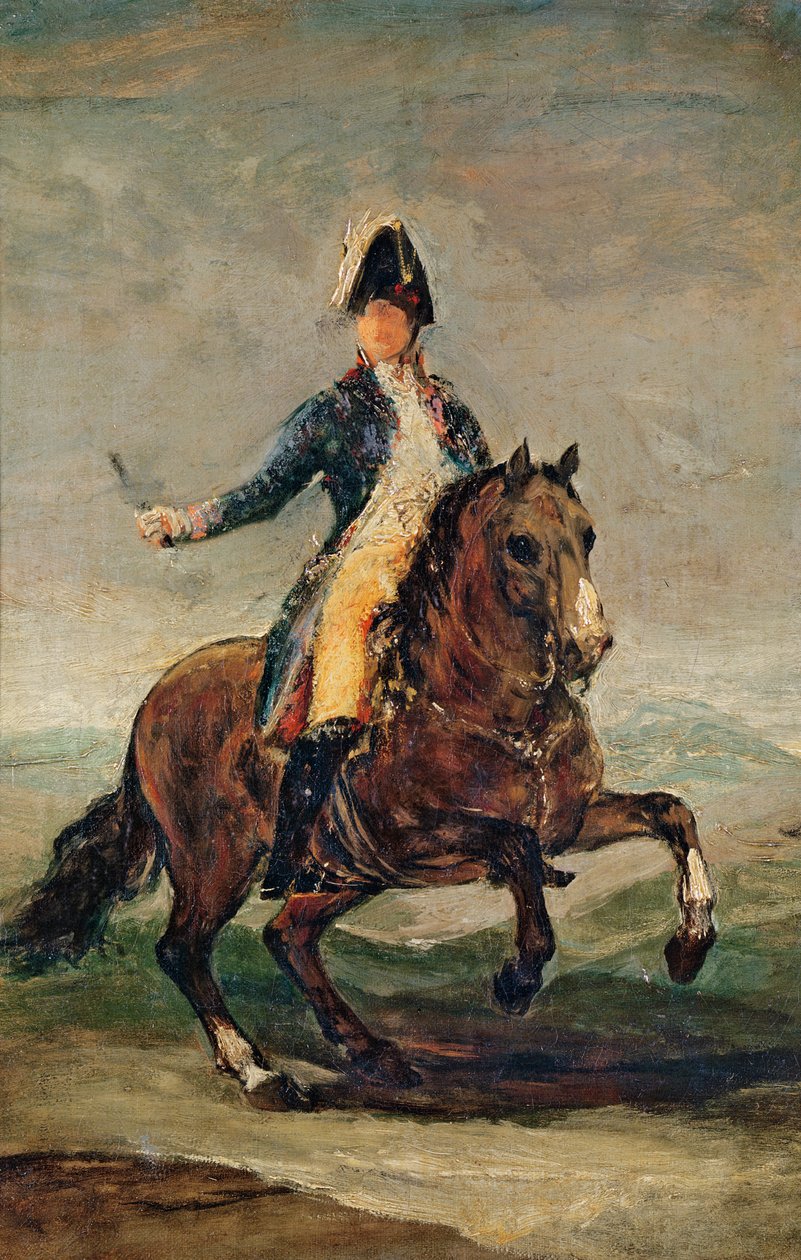 صورة الفروسية فرديناند السابع (1784-1833) ملك إسبانيا بواسطة فرانسيسكو دي جويا