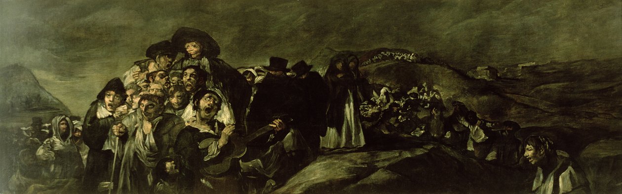الحج إلى نافورة سان إيسيدرو ، c.18213 بواسطة فرانسيسكو دي جويا