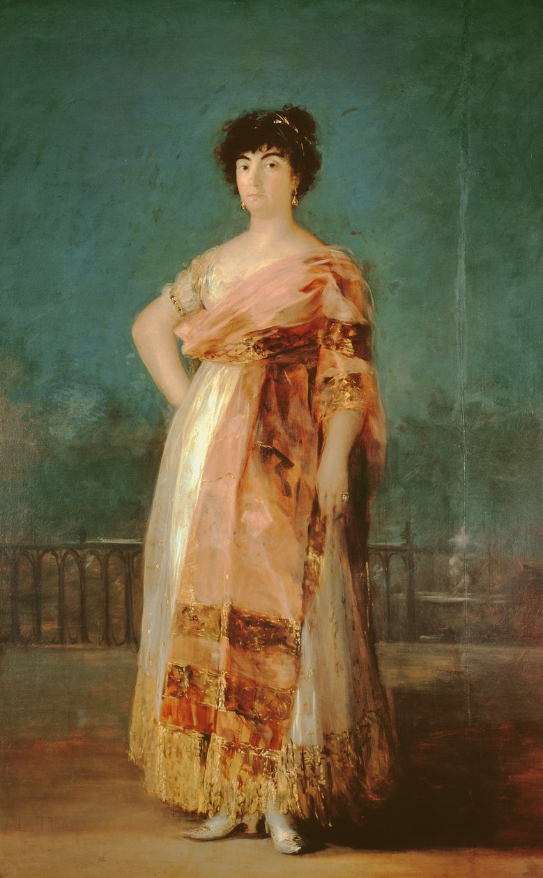صورة لا تيرانا ، ماريا فرنانديز ، c.1792 بواسطة فرانسيسكو دي جويا