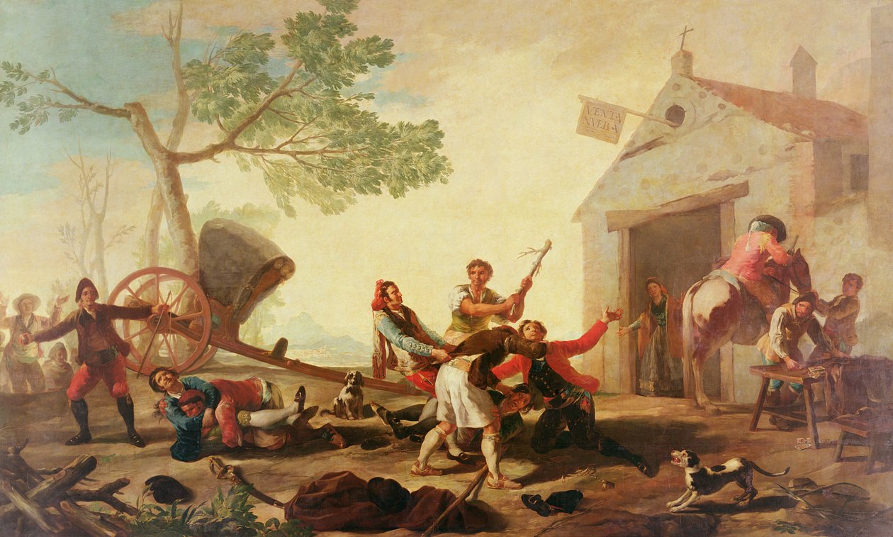 القتال في Venta Nueva ، 1777 بواسطة فرانسيسكو دي جويا