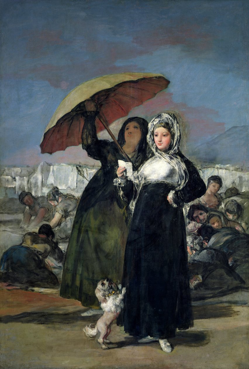 الرسالة أو الشابات ، 1814-1919 بواسطة فرانسيسكو دي جويا