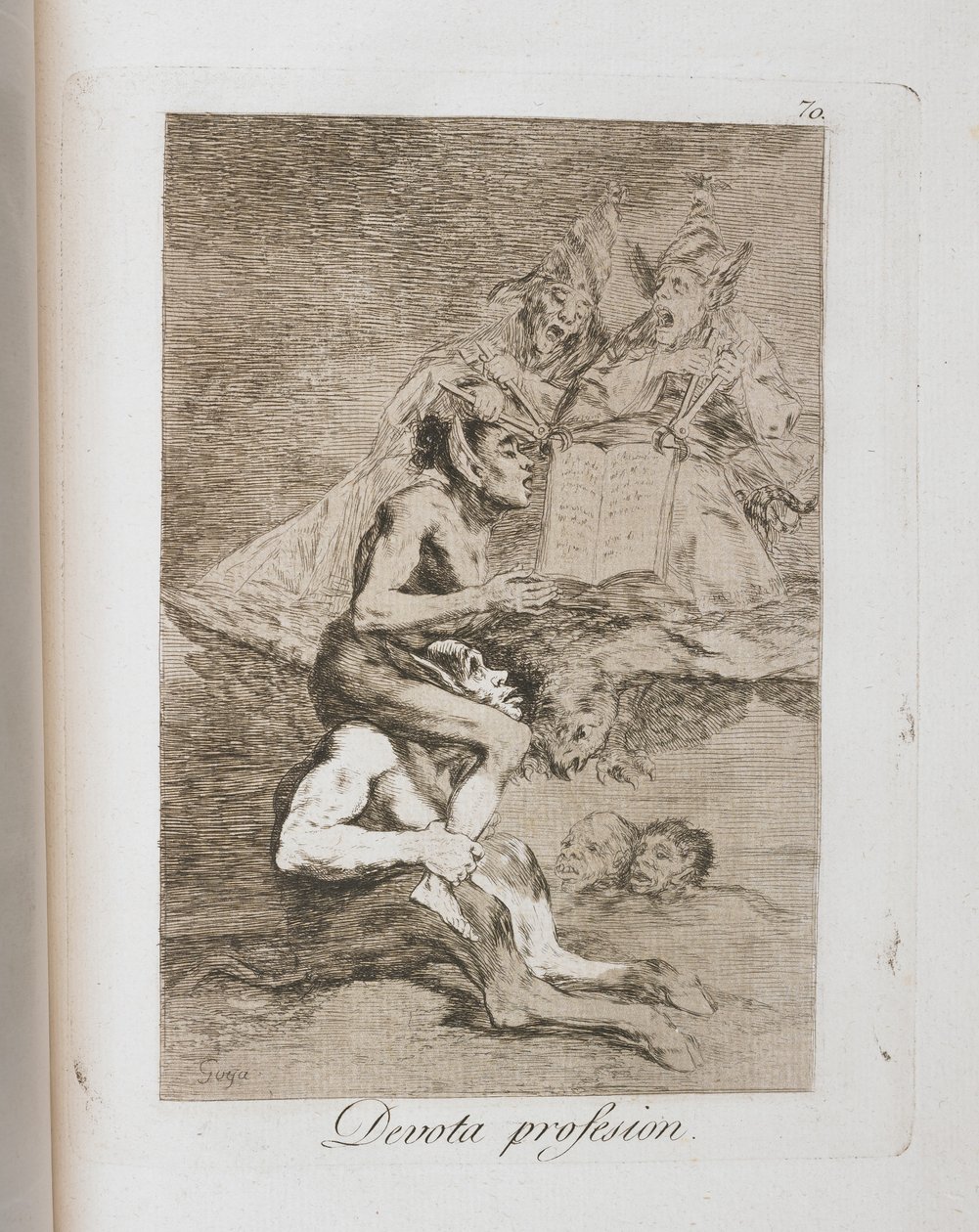 لوحة من لوس كابريتشوس ، 1797-1798 بواسطة فرانسيسكو دي جويا