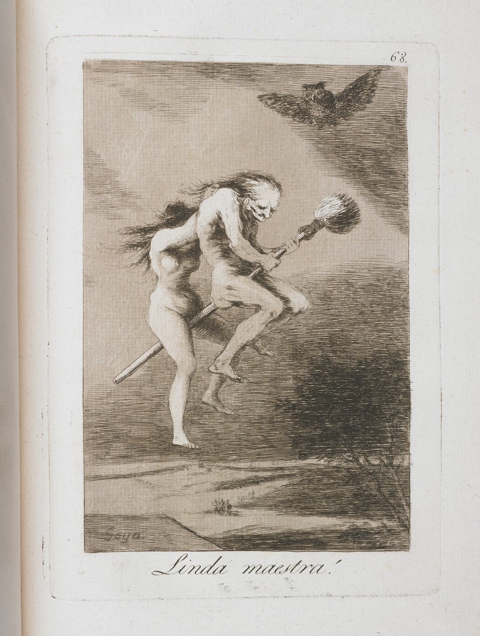 لوحة من لوس كابريتشوس ، 1797-1798 بواسطة فرانسيسكو دي جويا