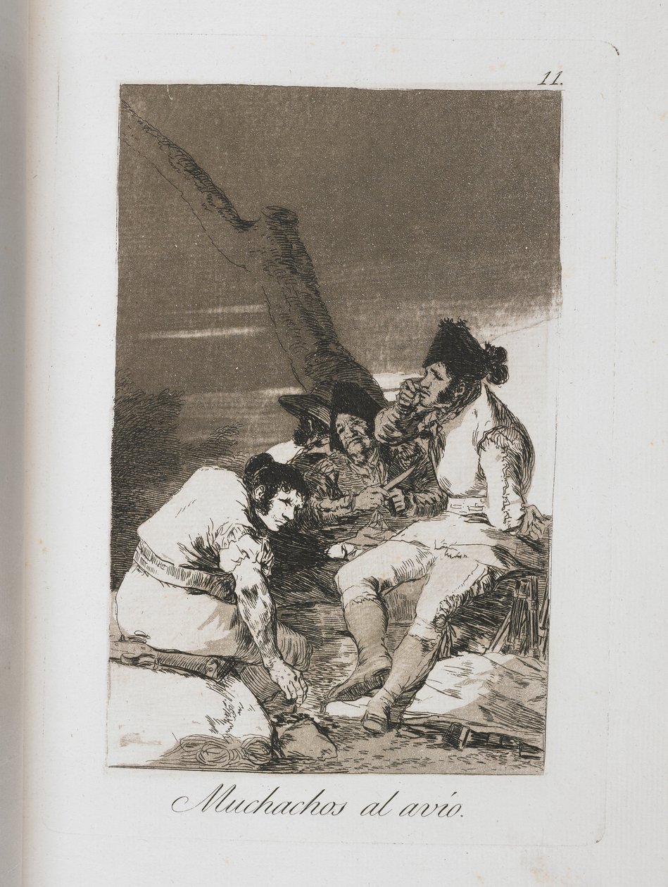 لوحة من لوس كابريتشوس ، 1797-1798 بواسطة فرانسيسكو دي جويا