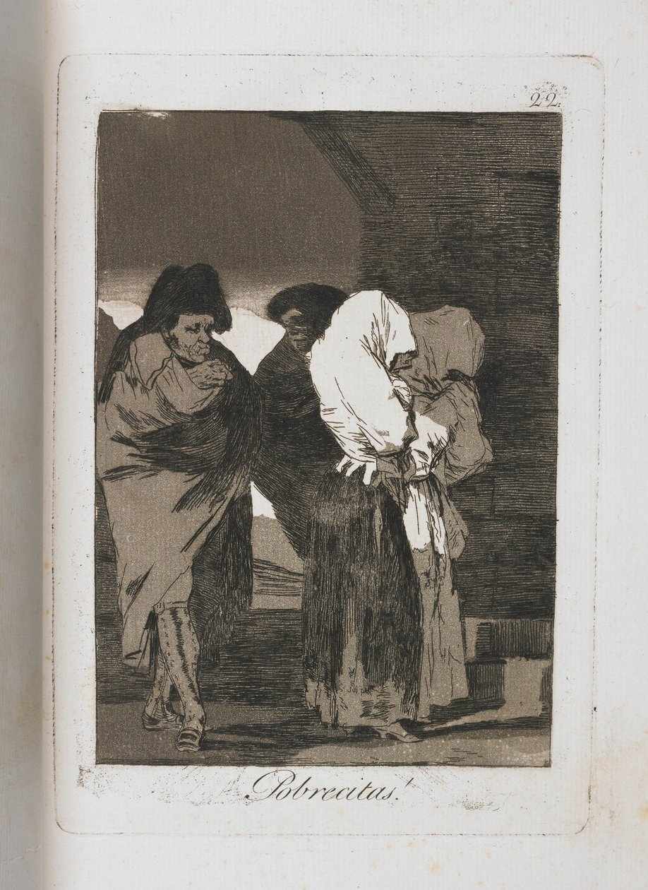 لوحة من لوس كابريتشوس ، 1797-1798 بواسطة فرانسيسكو دي جويا
