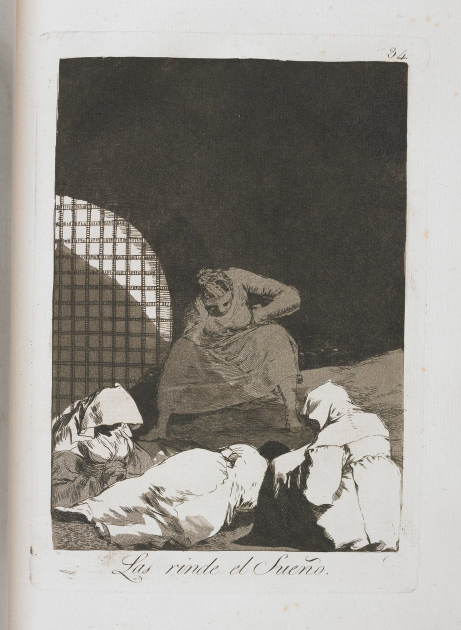 لوحة من لوس كابريتشوس ، 1797-1798 بواسطة فرانسيسكو دي جويا