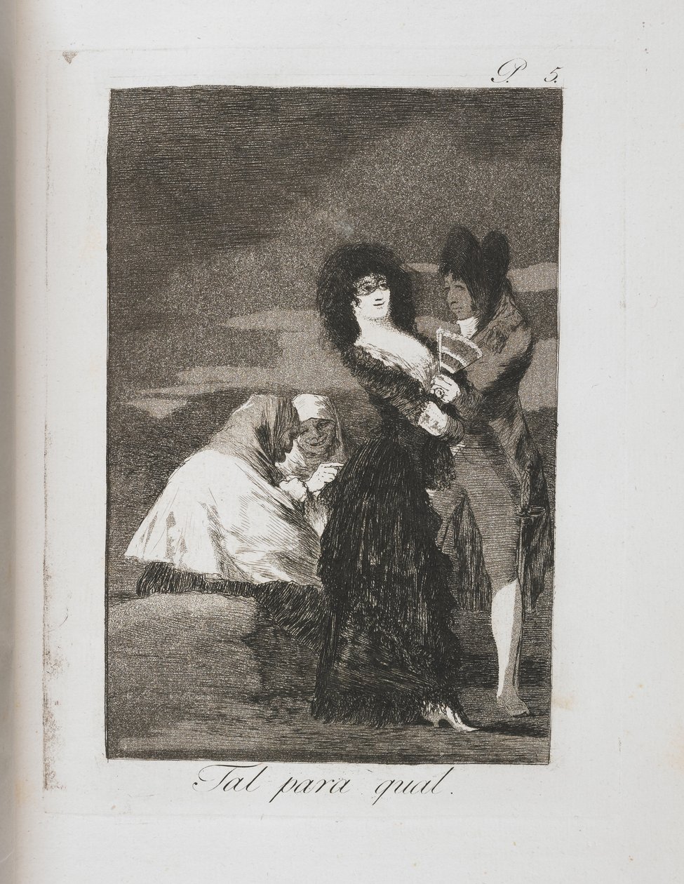 لوحة من لوس كابريتشوس ، 1797-1798 بواسطة فرانسيسكو دي جويا