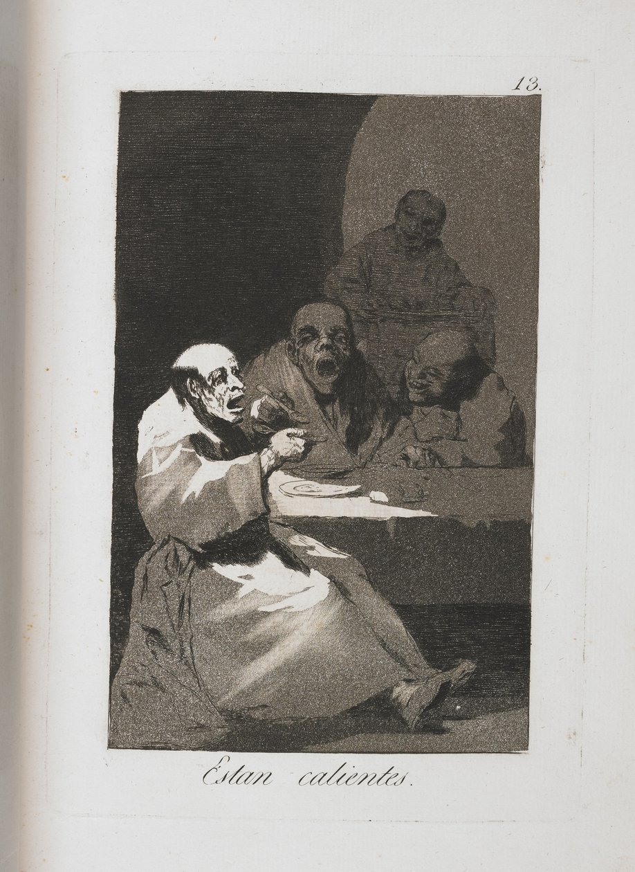 لوحة من لوس كابريتشوس ، 1797-1798 بواسطة فرانسيسكو دي جويا