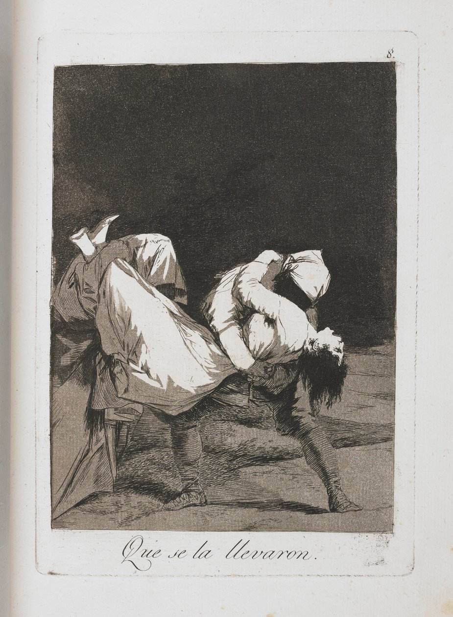 لوحة من لوس كابريتشوس ، 1797-1798 بواسطة فرانسيسكو دي جويا