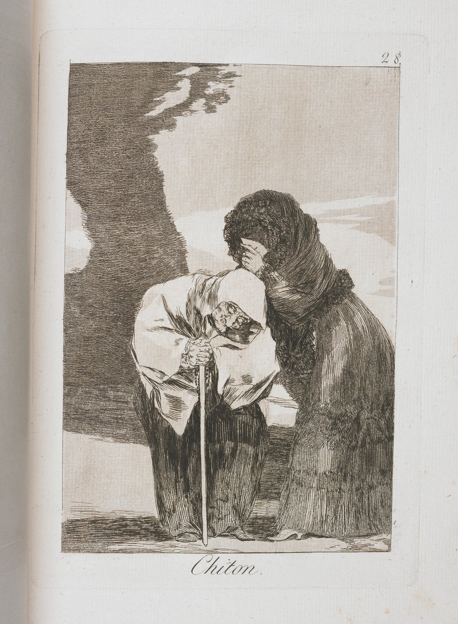 لوحة من لوس كابريتشوس ، 1797-1798 بواسطة فرانسيسكو دي جويا