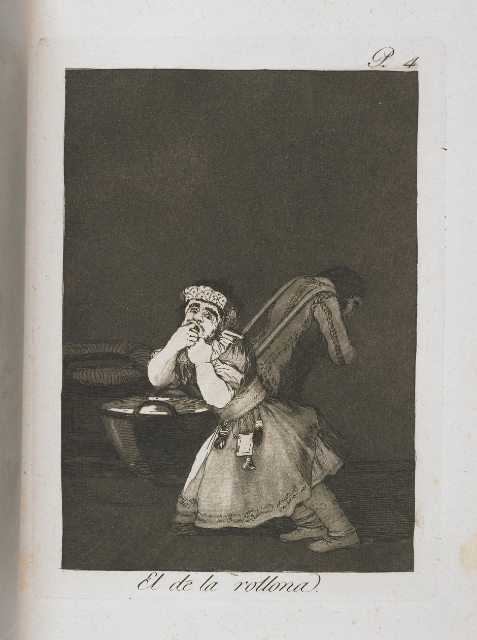 لوحة من لوس كابريتشوس ، 1797-1798 بواسطة فرانسيسكو دي جويا