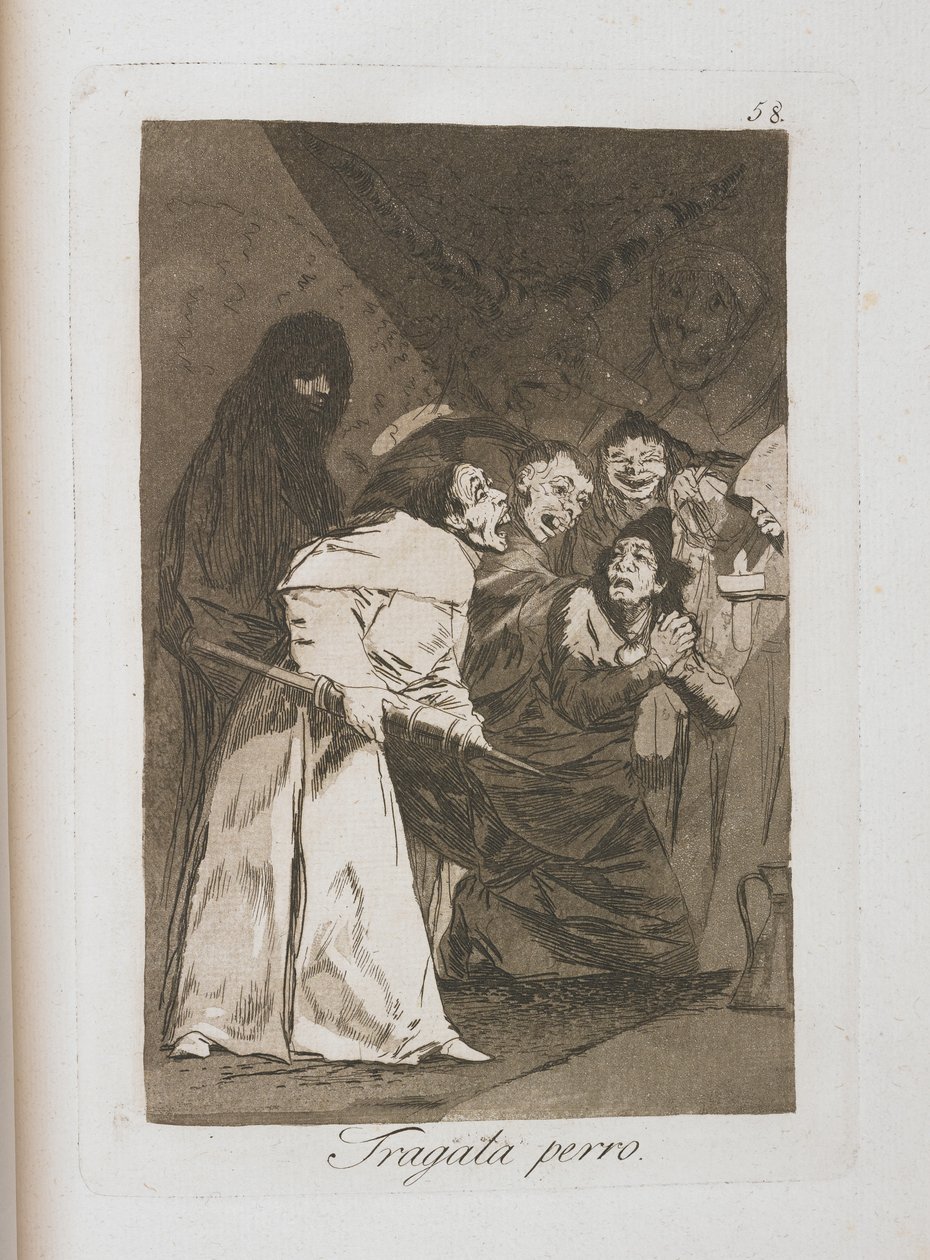 لوحة من لوس كابريتشوس ، 1797-1798 بواسطة فرانسيسكو دي جويا