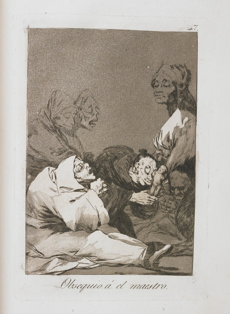لوحة من لوس كابريتشوس ، 1797-1798 بواسطة فرانسيسكو دي جويا