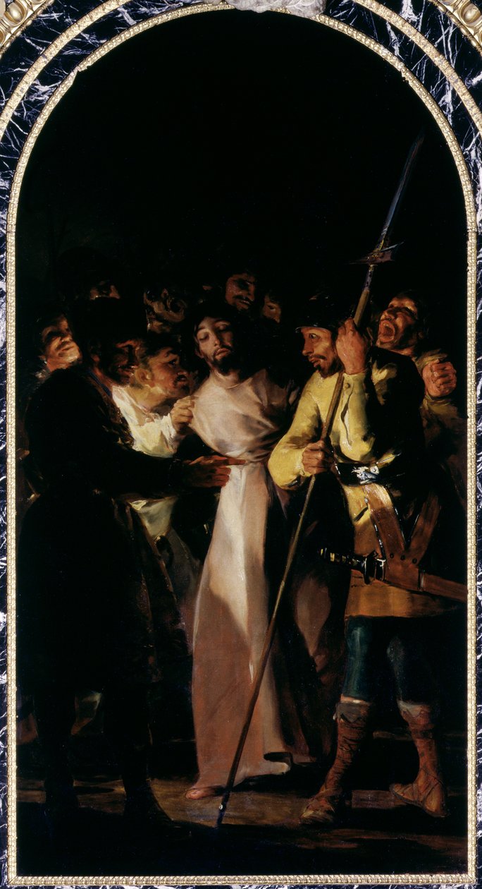 القبض على المسيح ، 1798 بواسطة فرانسيسكو دي جويا
