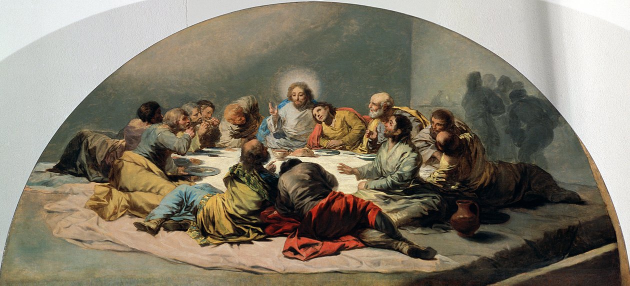 العشاء الأخير ، 1796-97 بواسطة فرانسيسكو دي جويا