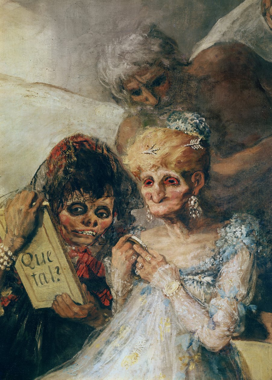 تفاصيل المرأة العجوز للوجوه ، 1808-1812 زيت على قماش بواسطة فرانسيسكو دي جويا