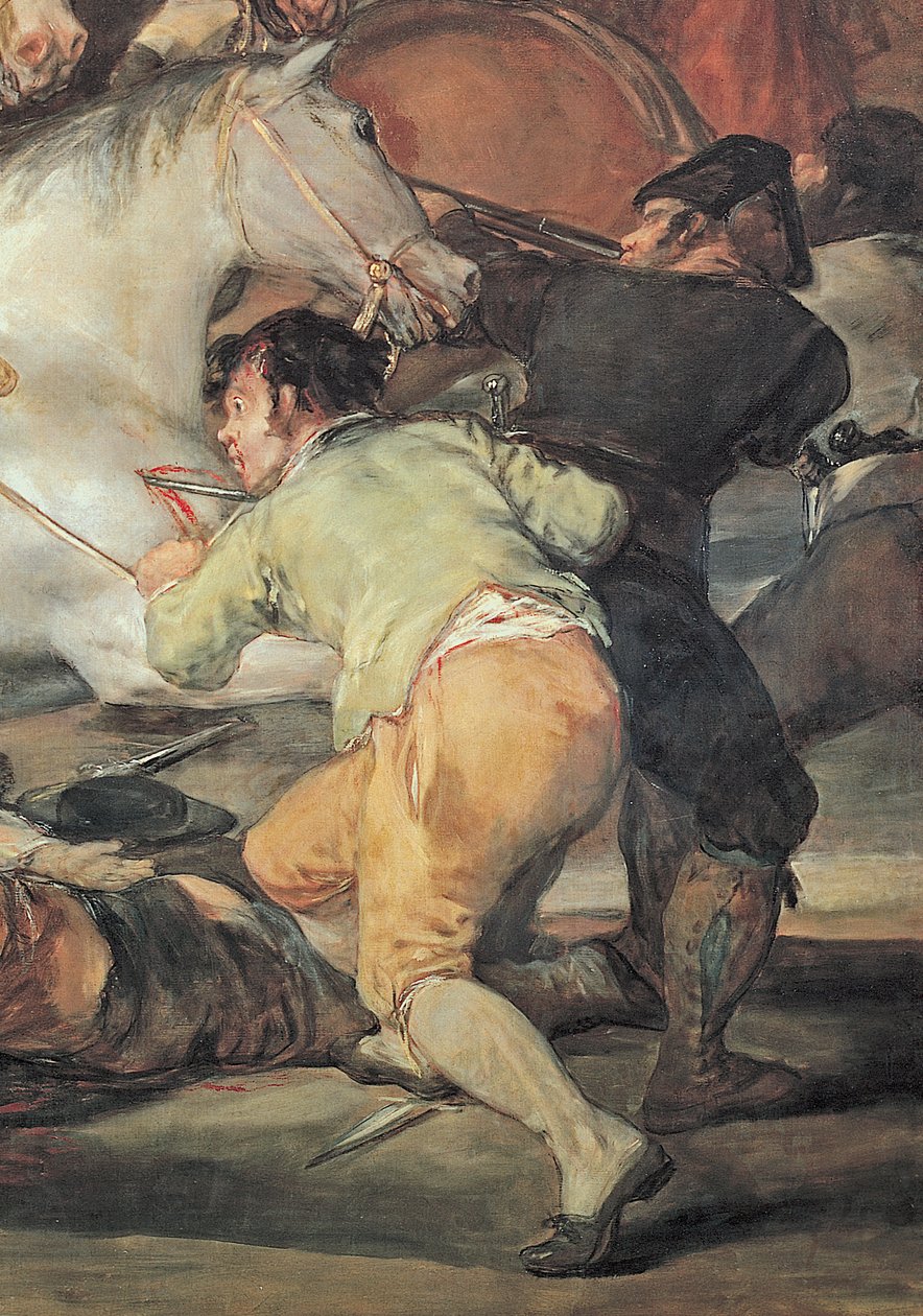 الثاني من مايو 1808. أعمال الشغب ضد المرتزقة المملوكية ، 1814 زيت على قماش التفاصيل 38642 بواسطة فرانسيسكو دي جويا