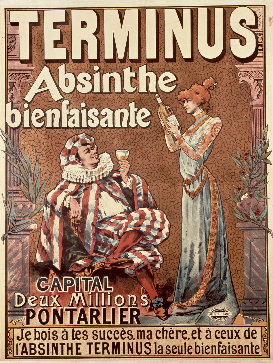 "Terminus Absinthe ، Bienfaisante" ، 1896 بواسطة فرانسيسكو تامانيو