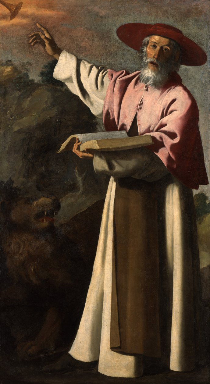 القديس جيروم ، 1640-45 بواسطة فرانسيسكو دي زورباران