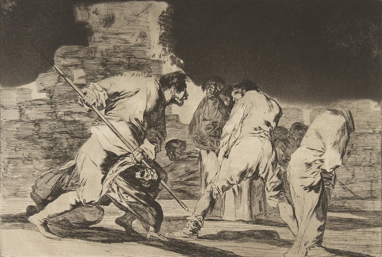 يفرق الأمثال ، كاليفورنيا. 1816-23 نشر 1864. بواسطة فرانسيسكو دي جويا
