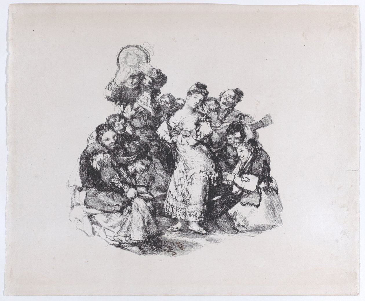 El Vito The Andalusian Dance ، كاليفورنيا. 1825-1826. ، كاليفورنيا. 1825-1826. بواسطة فرانسيسكو دي جويا