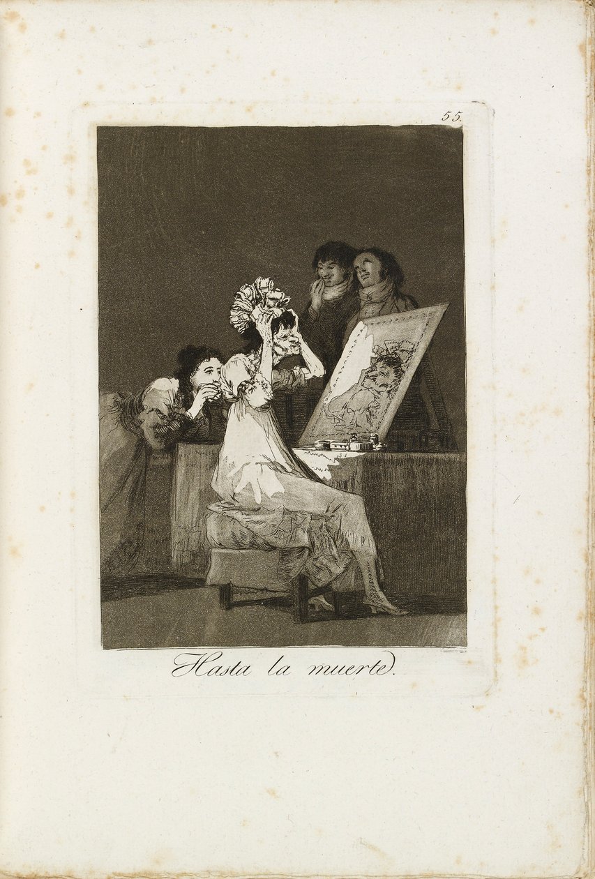 حتى الموت ، 1799-1799 بواسطة فرانسيسكو دي جويا