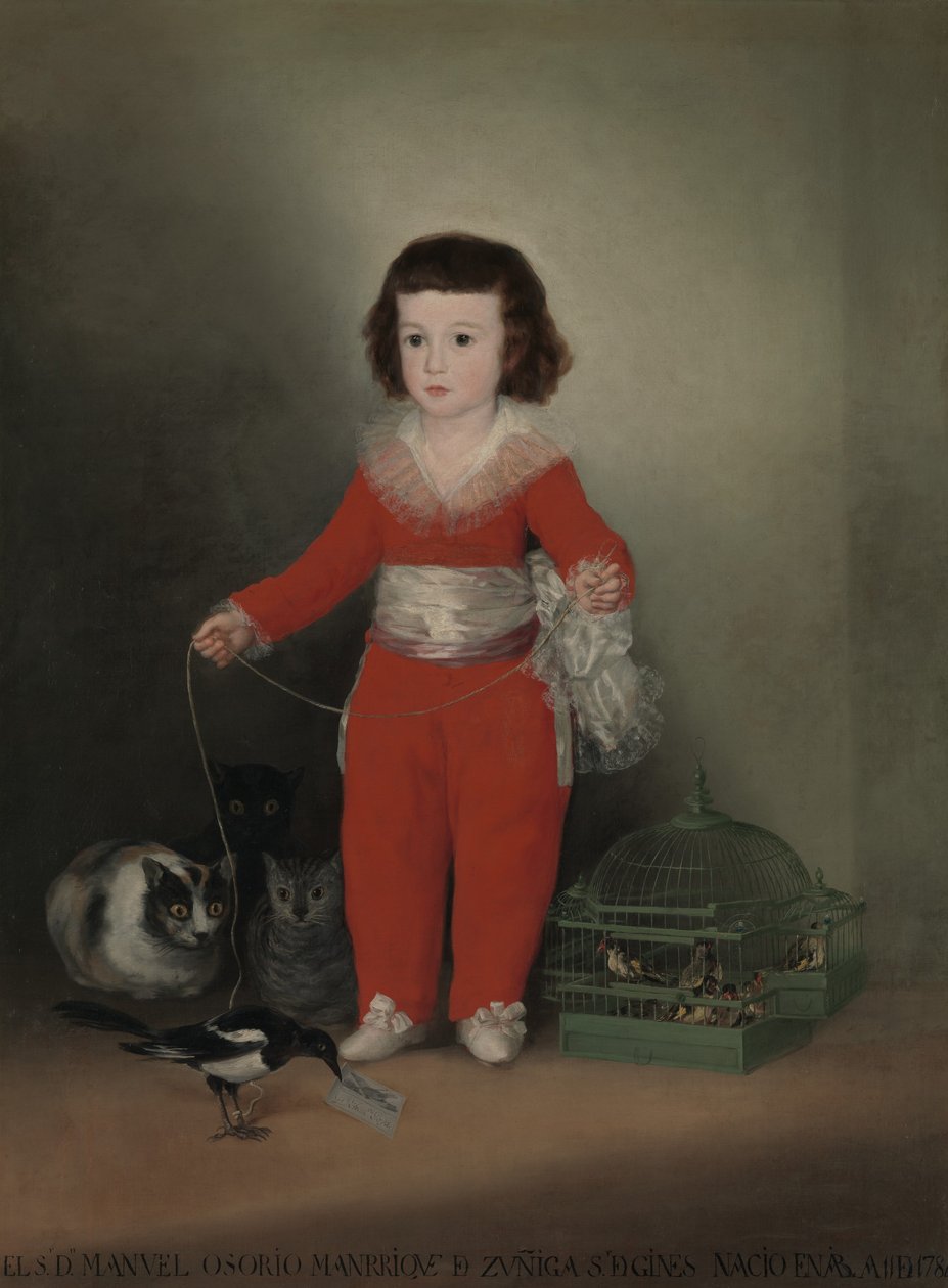 مانويل أوسوريو مانريك دي زونيجا 1784-1792 ، 1787-88. بواسطة فرانسيسكو دي جويا