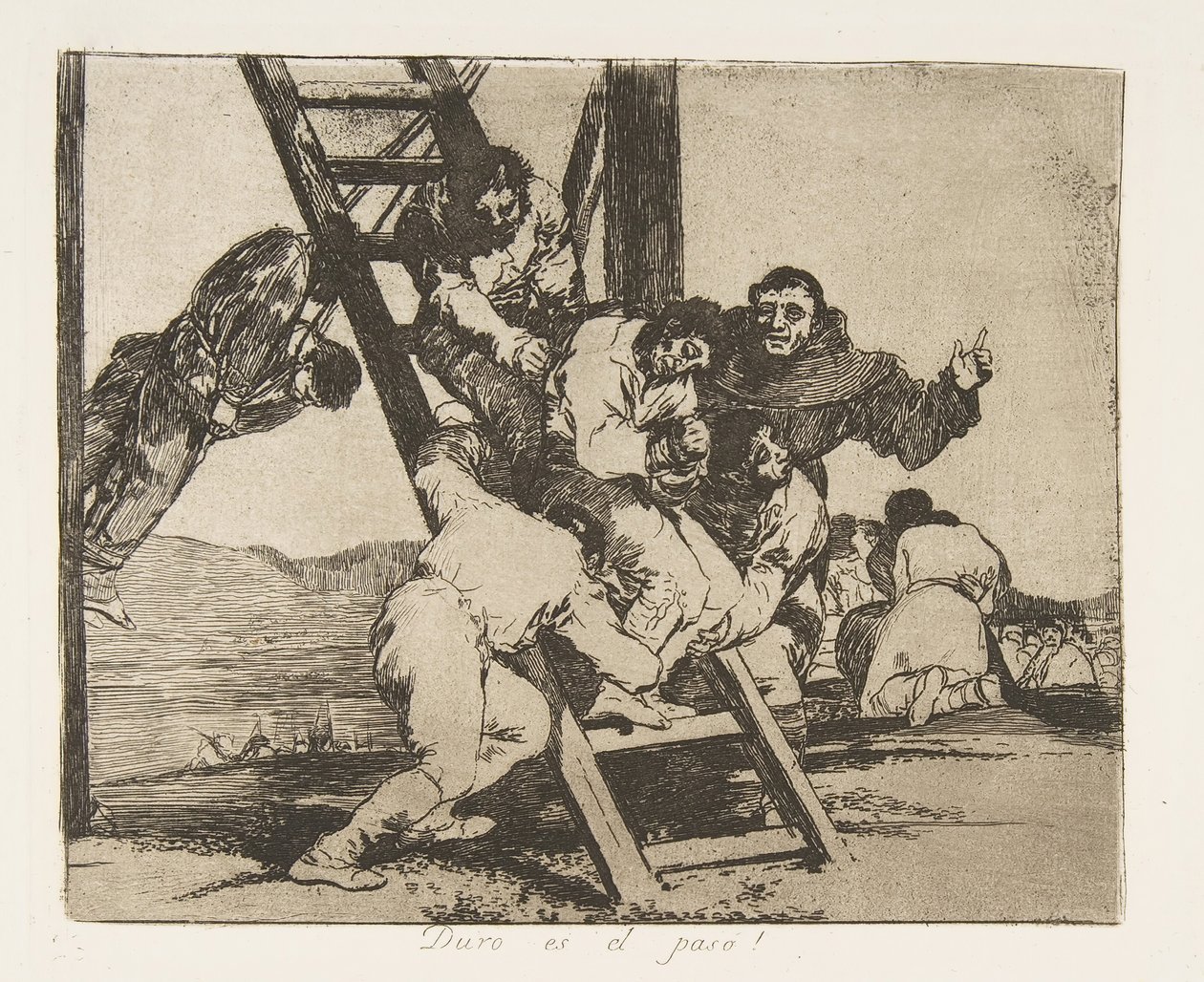 اللوحة 14 من كوارث الحرب Los Desastres de la Guerra: Its ...، 1810 نشرت عام 1863. بواسطة فرانسيسكو دي جويا