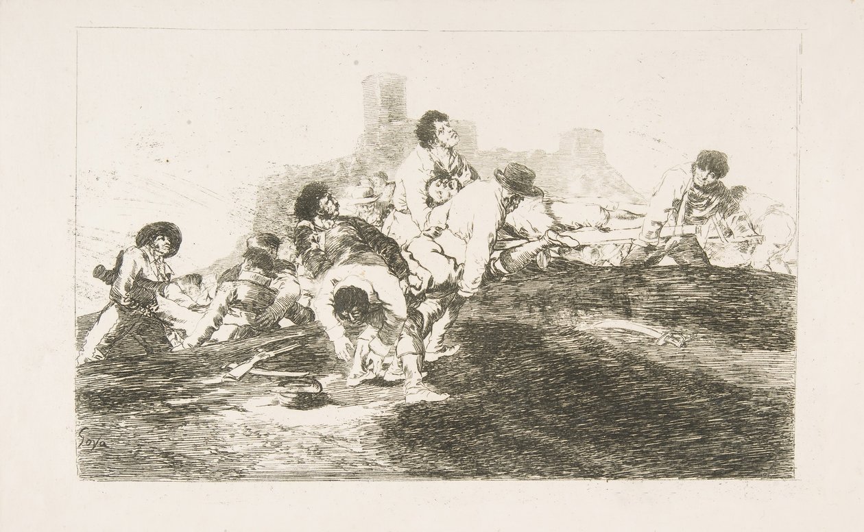 اللوحة 24 من كوارث الحرب Los Desastres de la Guerra: لا يزال من الممكن أن تكون من ... ، 1810. بواسطة فرانسيسكو دي جويا