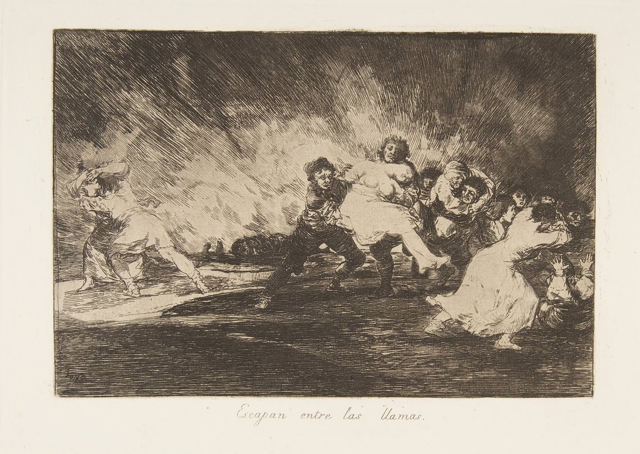 اللوحة 41 من كوارث الحرب Los Desastres de La Guerra: هم ... ، 1810 نشر عام 1863. بواسطة فرانسيسكو دي جويا