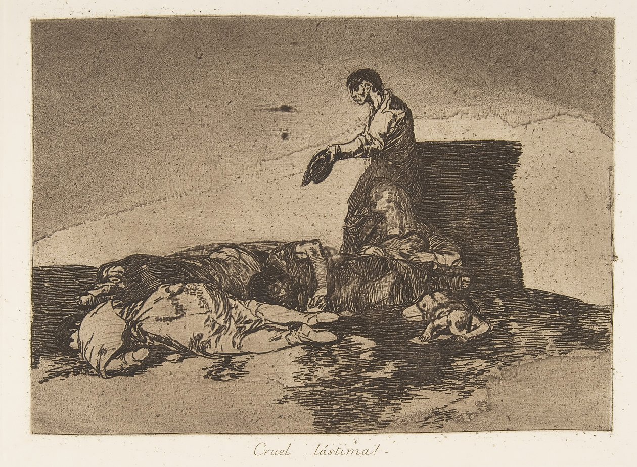 اللوحة 48 من 'كوارث الحرب' Los Desastres de la Guerra: 'Cr ... ، 1811-12 تم نشرها عام 1863. بواسطة فرانسيسكو دي جويا