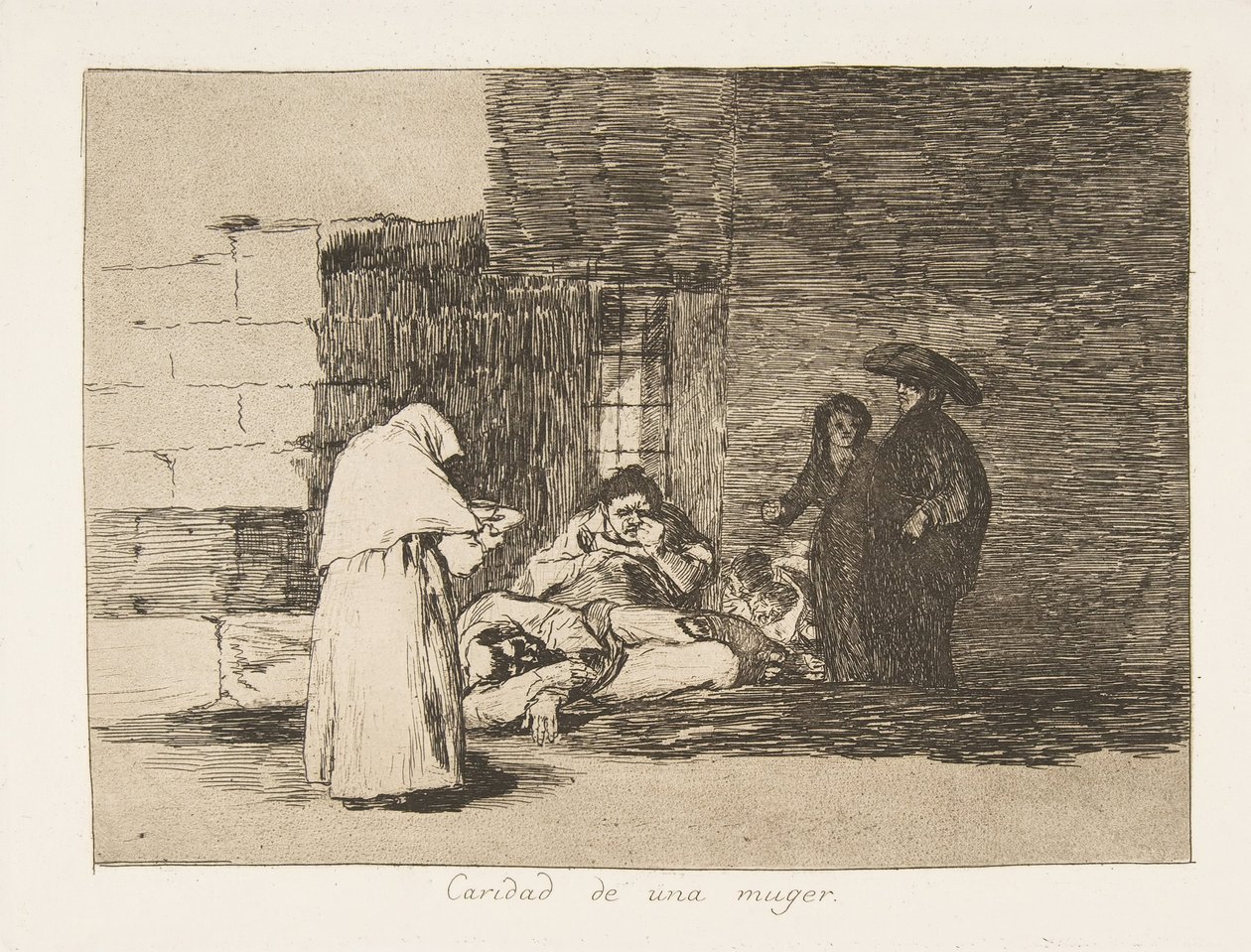 اللوحة 49 من كوارث الحرب Los Desastres de la Guerra: A ...، 1811-12 نشرت عام 1863. بواسطة فرانسيسكو دي جويا