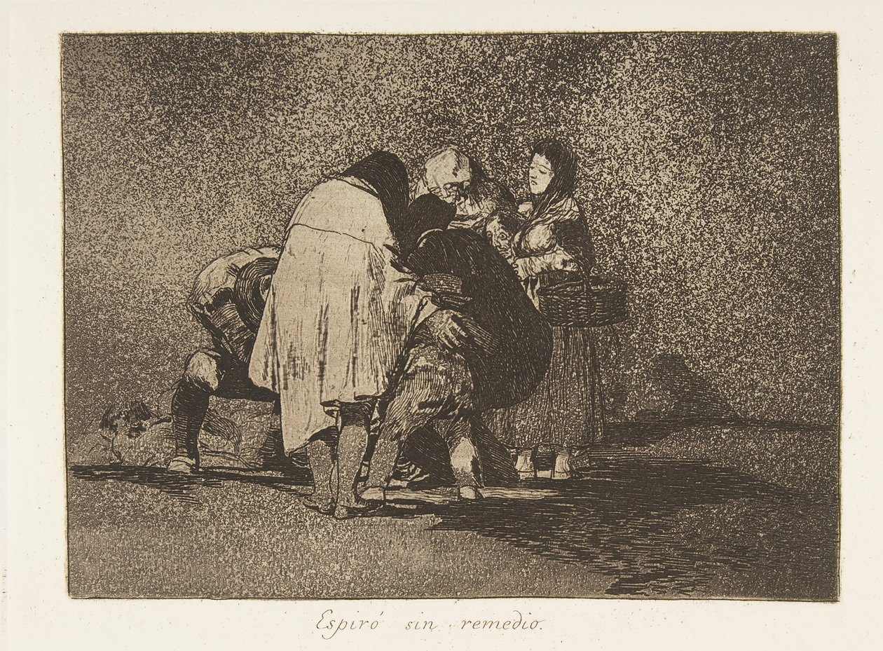 اللوحة 53 من كوارث الحرب Los Desastres de la Guerra: Th ...، 1811-12 نشرت عام 1863. بواسطة فرانسيسكو دي جويا
