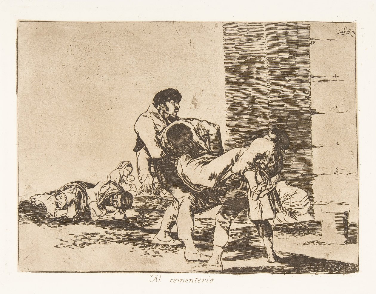 اللوحة 56 من 'كوارث الحرب' Los Desastres de la Guerra: 'To ... ، 1811-12 تم نشرها عام 1863. بواسطة فرانسيسكو دي جويا