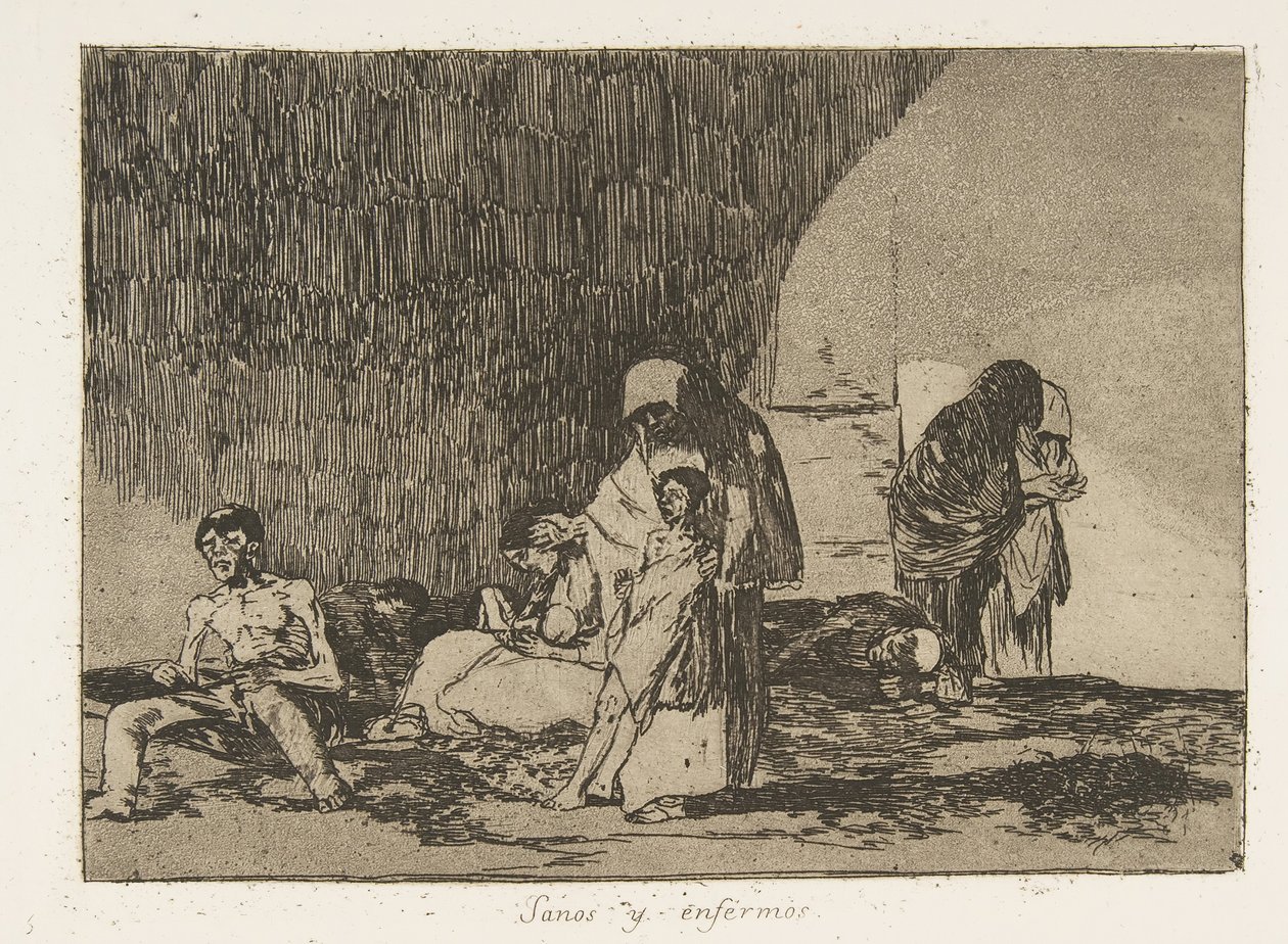 اللوحة 57 من كوارث الحرب Los Desastres de la Guerra: Th ...، 1811-12 نشرت عام 1863. بواسطة فرانسيسكو دي جويا