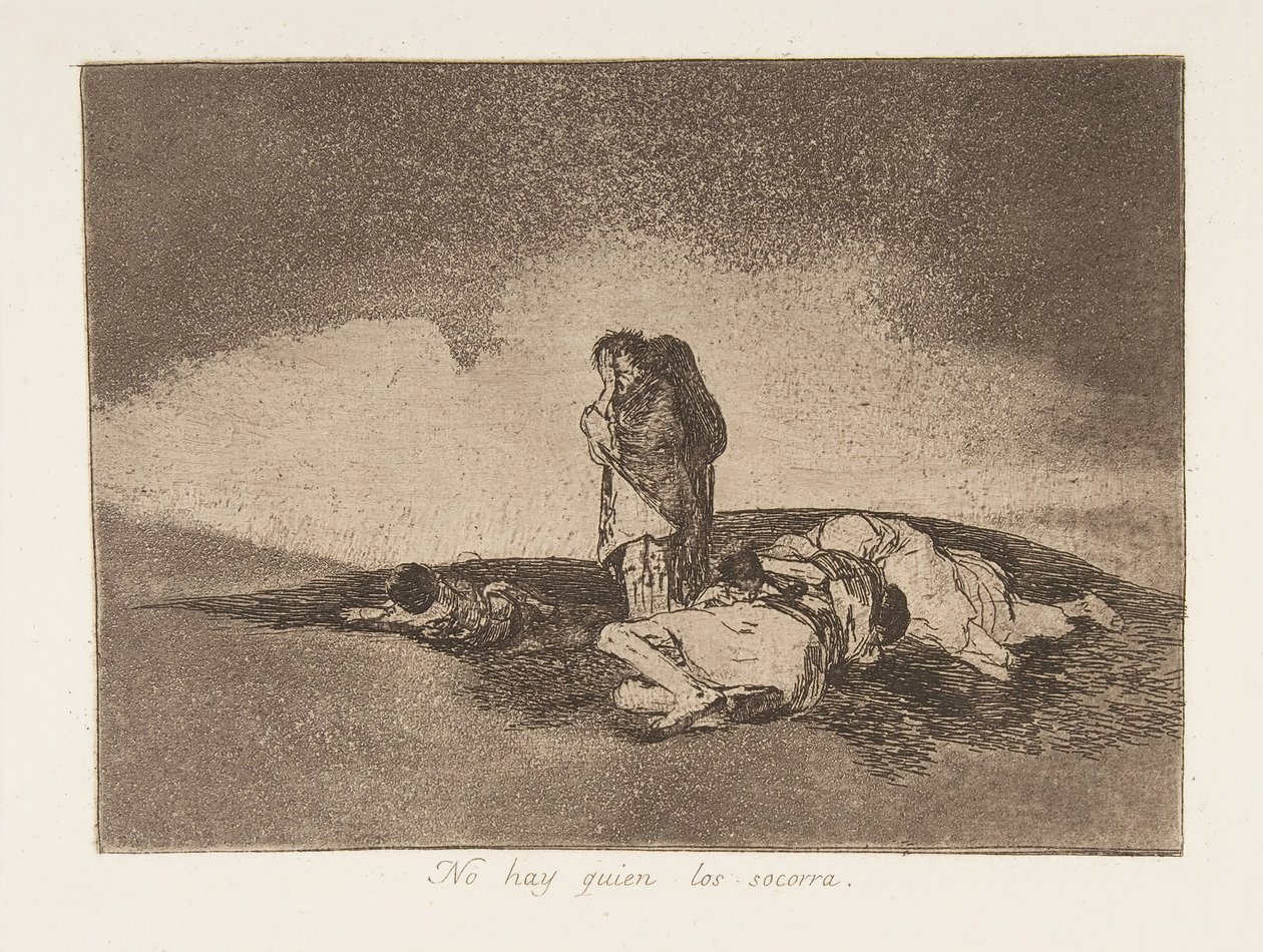 اللوحة 60 من كوارث الحرب Los Desastres de la Guerra: Th ...، 1811-12 نشرت عام 1863. بواسطة فرانسيسكو دي جويا