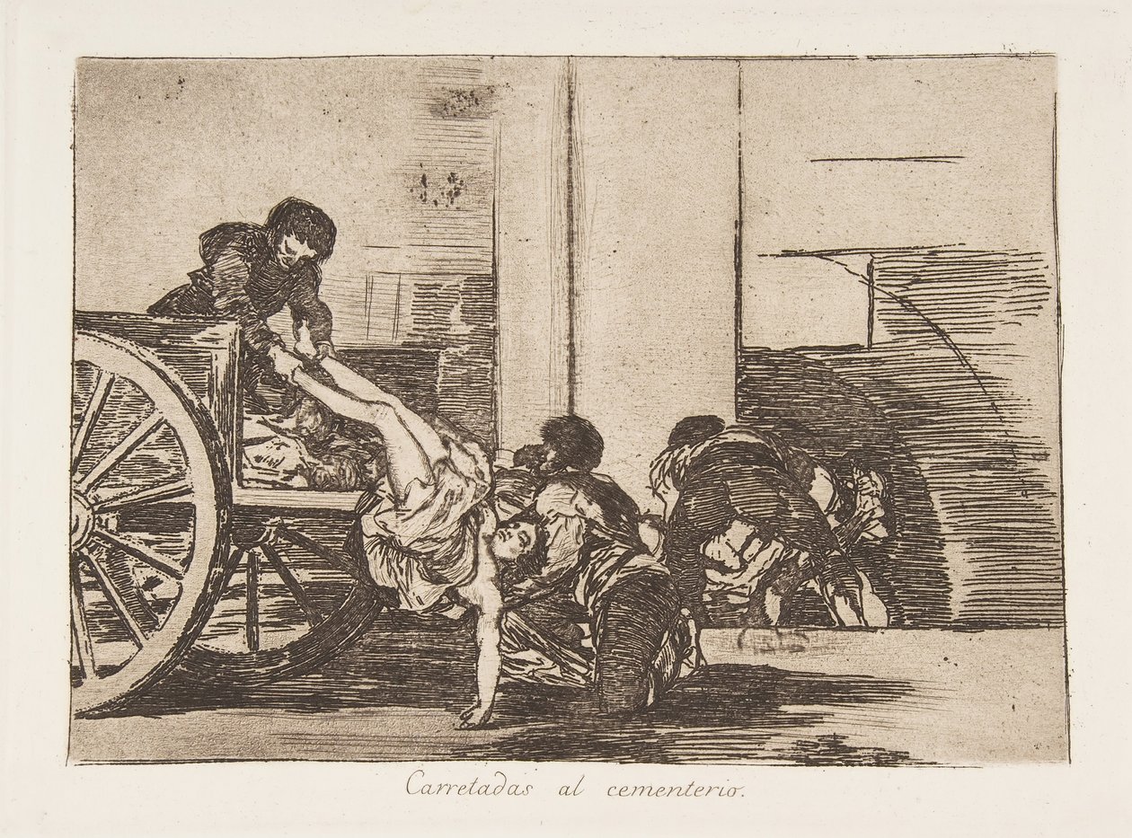 اللوحة 64 من 'كوارث الحرب' Los Desastres de la Guerra: 'Ca ... ، 1811-12 تم نشرها عام 1863. بواسطة فرانسيسكو دي جويا
