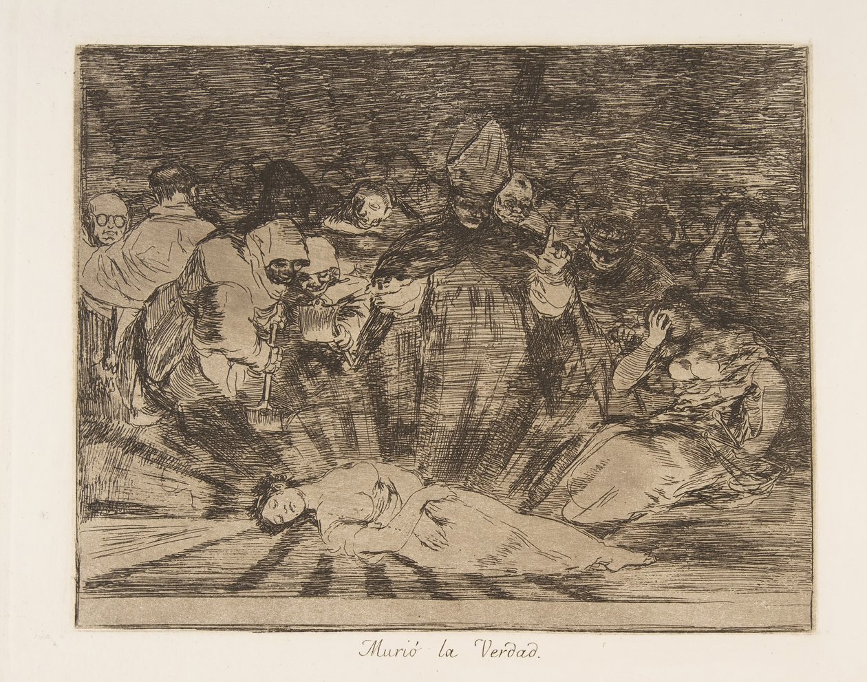 اللوحة 79 من "كوارث الحرب" Los Desastres de la Guerra ... ، بعد 1814-15 نُشرت عام 1863. بواسطة فرانسيسكو دي جويا
