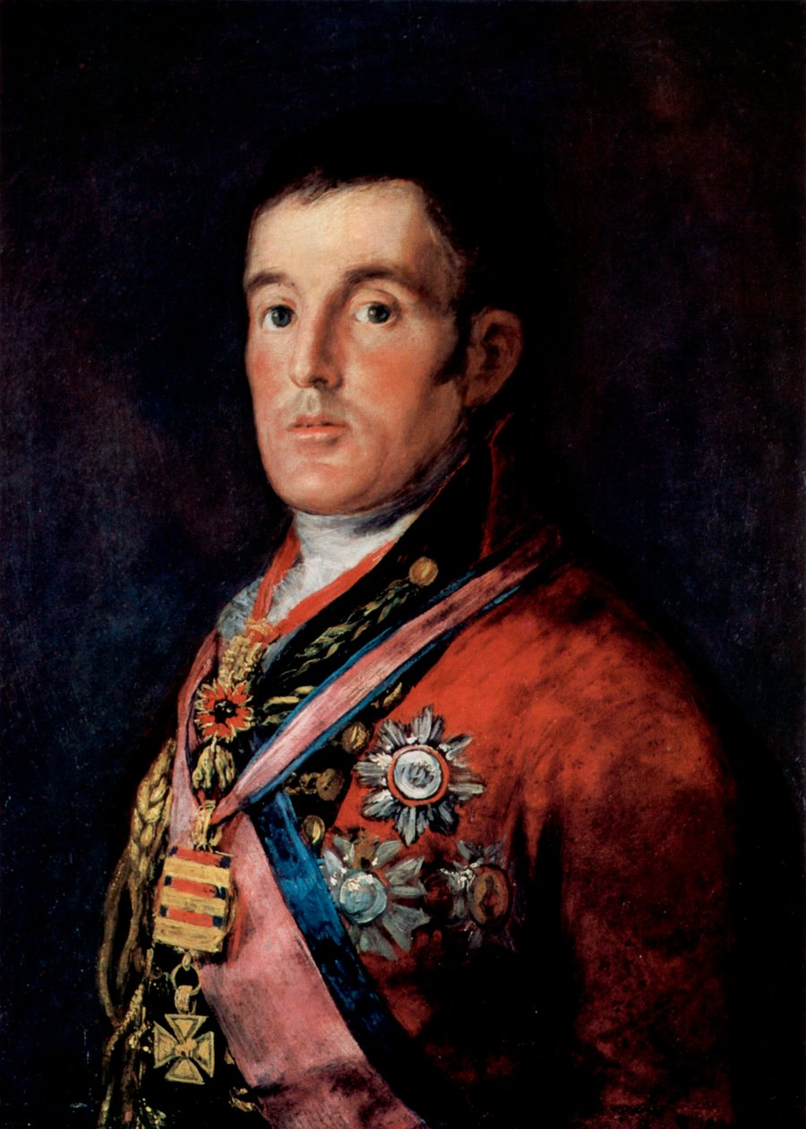 صورة المشير آرثر ويزلي ، دوق ويلينغتون الأول ، c1814. بواسطة فرانسيسكو دي جويا